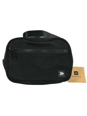 Thread Black Carry On Fanny Hip Pack Crossbody Bag, Brand New